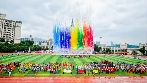 星湖校区现场火焰表演.jpg 星湖校区现场火焰表演.jpg